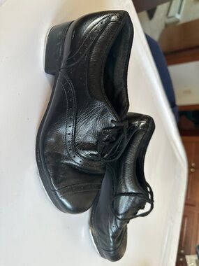 Capezio Jason Samuel Smith Black Leather Women's Tap Shoes